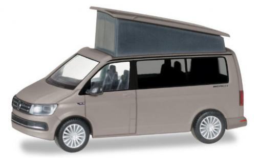 Miniature Volkswagen T6 1/87 Herpa California grise toit de camping ouvert et fermé darstellbar Volkswagen T6 1/87 Herpa California grise toit de camping ouvert et fermé darstellbar miniature