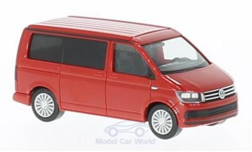 Miniature Volkswagen T6 1/87 Herpa California rouge Volkswagen T6 1/87 Herpa California rouge miniature