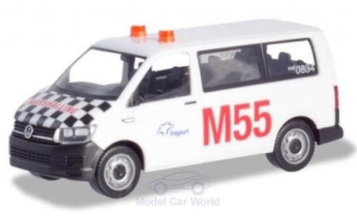 Miniature Volkswagen T6 1/87 Herpa Multivan Fraport Marshalling Volkswagen T6 1/87 Herpa Multivan Fraport Marshalling miniature