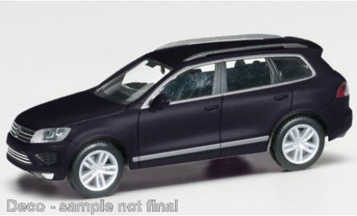 Miniature Volkswagen Touareg 1/87 Herpa metallise noire Volkswagen Touareg 1/87 Herpa metallise noire miniature