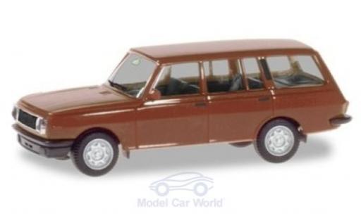 Miniature Wartburg 353 1/87 Herpa Tourist marron 1984 Wartburg 353 1/87 Herpa Tourist marron 1984 miniature