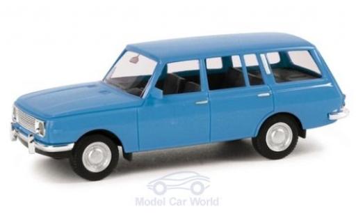 Miniature Wartburg 353 1/87 Herpa Tourist bleue 1966 Wartburg 353 1/87 Herpa Tourist bleue 1966 miniature