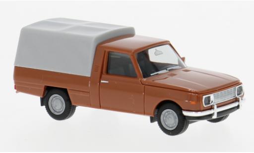 Miniature Wartburg 353 1/87 Herpa Trans marron/grise 1966 1:87 Wartburg 353 1/87 Herpa Trans marron/grise 1966 1:87 miniature