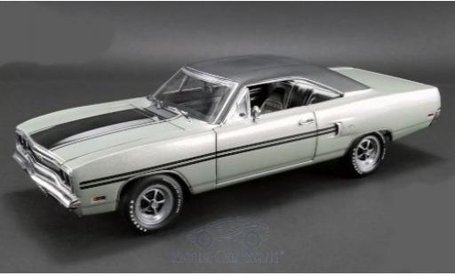 Miniature Plymouth GTX 1/18 Highway 61 grise/matt-noire 1970 Plymouth GTX 1/18 Highway 61 grise/matt-noire 1970 miniature