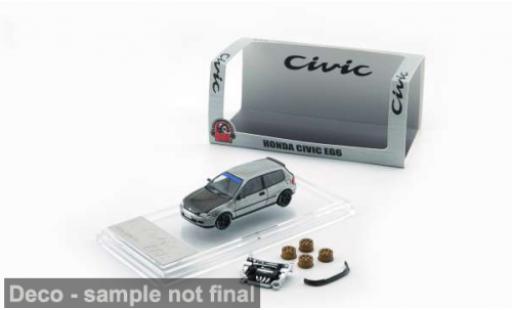 Honda Civic 1/64 BM Creations EG6 grise 1:64 miniature