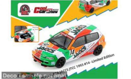Honda Civic 1/64 BM Creations (EG6) JTCC Mooncraft JACCS #14 N.Hattori/K.Kaneishi 1:64 miniature