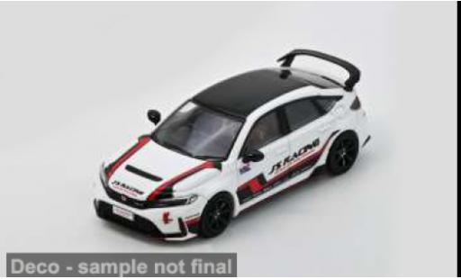 Honda Civic 1/64 INNO64 (FL-5) weiss/schwarz J'S Racing 1:64 modellini auto
