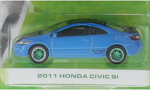 Honda Civic Si 1/64 Greenlight Special Version bleu/noire 2011 miniature
