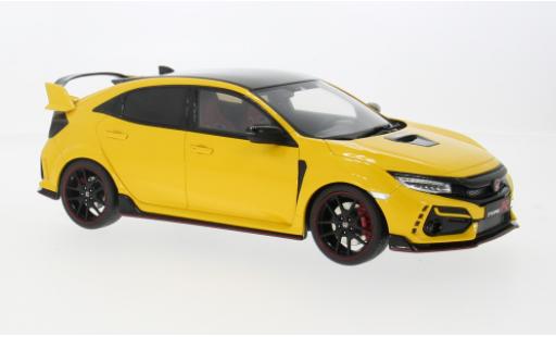 Honda Civic 1/18 Ottomobile Type E FK8 jaune 2020 1:18 miniature
