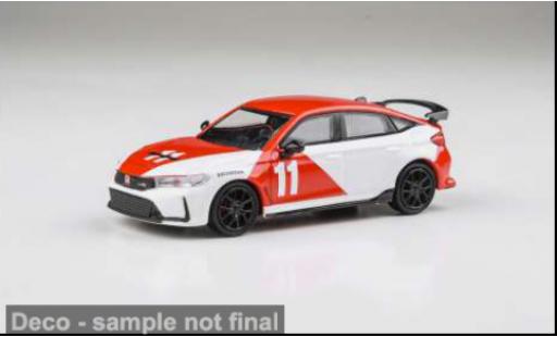 Honda Civic 1/64 Para64 Type R (FL5) orange/blanche 2025 1:64 miniature