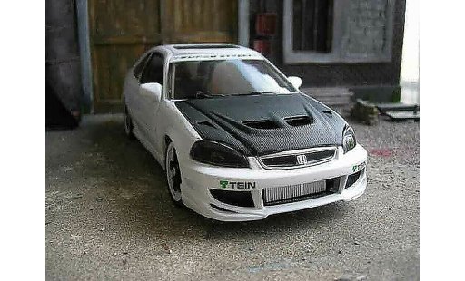 Honda Civic Si 1/18 Hot Wheels ek jdm coupe miniature
