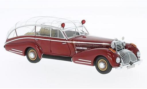 Miniature Horch 853 1/43 AutoCult AS12 Lepil rouge 1:43 Horch 853 1/43 AutoCult AS12 Lepil rouge 1:43 miniature