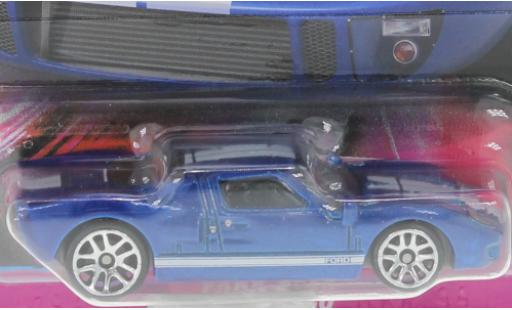Miniature Ford GT40 1/64 Hot Wheels metallise bleu/blanche rapide & Furious Ford GT40 1/64 Hot Wheels metallise bleu/blanche rapide & Furious miniature