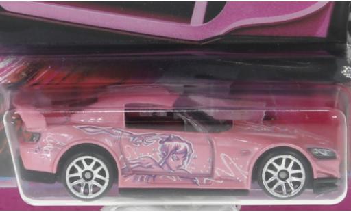 Miniature Honda S2000 1/64 Hot Wheels metallise rose rapide & Furious Honda S2000 1/64 Hot Wheels metallise rose rapide & Furious miniature