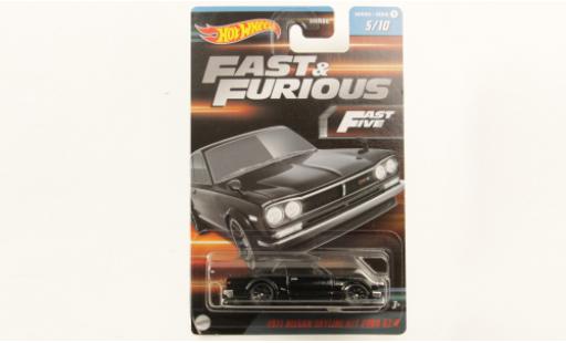 Miniature Nissan Skyline 1/64 Hot Wheels 2000 GT-R (KPGC110) noire rapide & Furious 1971 Nissan Skyline 1/64 Hot Wheels 2000 GT-R (KPGC110) noire rapide & Furious 1971 miniature