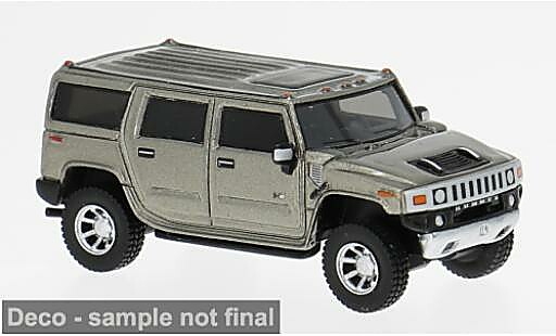 Hummer H2 1/87 BoS Models grise 2002 1:87 miniature