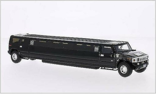 Hummer H2 Base 1/43 Neo Stretchlimousine noire miniature