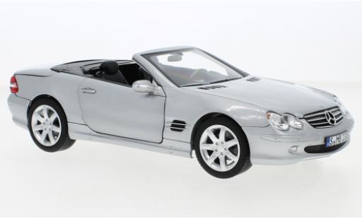 Miniature Mercedes Classe SL 1/18 SpecialC SL 500 (R230) grise 2001 Mercedes Classe SL 1/18 SpecialC SL 500 (R230) grise 2001 miniature