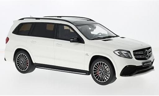 Miniature Mercedes Classe S 1/18 GT Spirit AMG GLS 63 (X 166) blanche/noire 50 Years AMG sans Vitrine Mercedes Classe S 1/18 GT Spirit AMG GLS 63 (X 166) blanche/noire 50 Years AMG sans Vitrine miniature