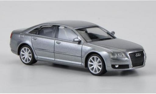 Miniature Audi A8 1/87 Herpa metallise grise 2005 Audi A8 1/87 Herpa metallise grise 2005 miniature