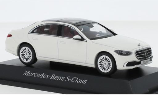 Miniature Mercedes Classe S 1/43 Herpa (V223) metallise blanche 2020 Mercedes Classe S 1/43 Herpa (V223) metallise blanche 2020 miniature