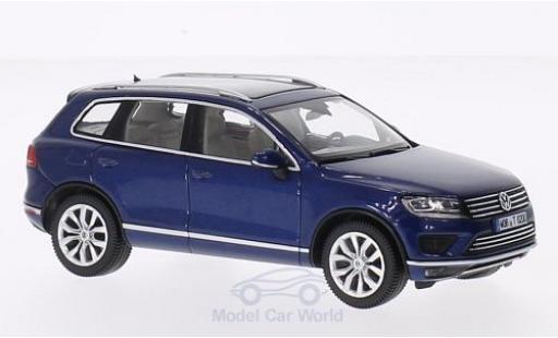 Miniature Volkswagen Touareg 1/43 Herpa metallise bleue 2015 Volkswagen Touareg 1/43 Herpa metallise bleue 2015 miniature