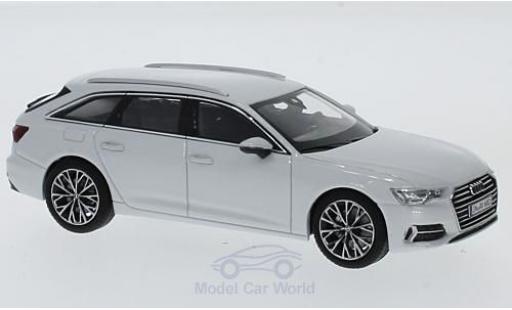 Miniature Audi A6 1/43 iScale Avant blanche 2018 Audi A6 1/43 iScale Avant blanche 2018 miniature