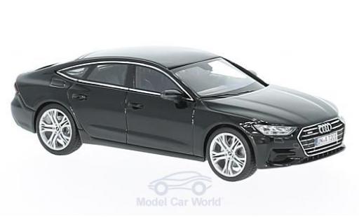 Audi A7 1/43 iScale Sportback noire 2018 miniature