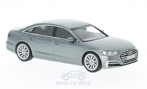 Audi A8 1/43 iScale L metallise grise 2017 miniature
