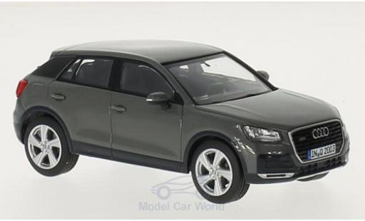 Audi Q2 1/43 iScale grise miniature