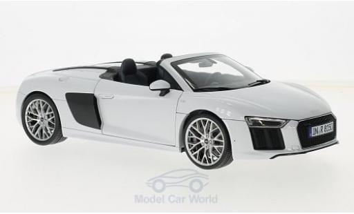Miniature Audi R8 1/18 iScale Spyder V10 grise 2016 ohne Vitrine Audi R8 1/18 iScale Spyder V10 grise 2016 ohne Vitrine miniature