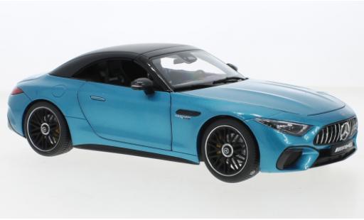 Miniature Mercedes Classe SL 1/18 iScale SL 63 AMG (R232) metallise bleue 2021 Mercedes Classe SL 1/18 iScale SL 63 AMG (R232) metallise bleue 2021 miniature