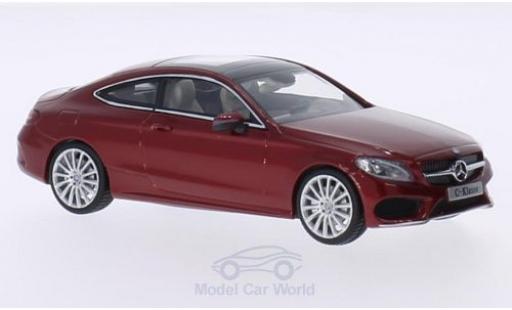 Miniature Mercedes Classe C 1/43 iScale Coupe metallise rouge Mercedes Classe C 1/43 iScale Coupe metallise rouge miniature