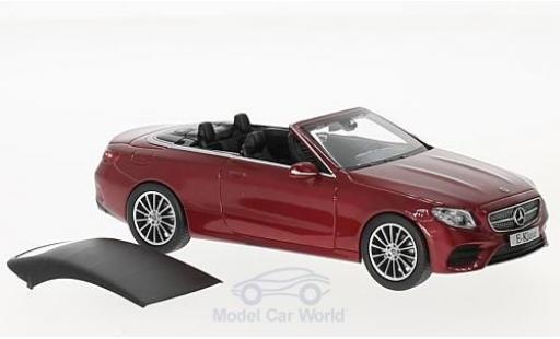 Miniature Mercedes Classe E 1/43 iScale Cabriolet (A238) metallise rouge 2017 Mercedes Classe E 1/43 iScale Cabriolet (A238) metallise rouge 2017 miniature