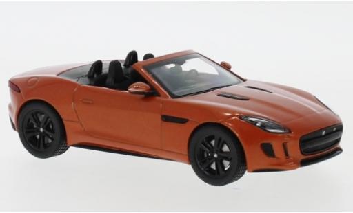 Miniature Jaguar F-Type 1/43 IXO V8 S metallise orange Jaguar F-Type 1/43 IXO V8 S metallise orange miniature