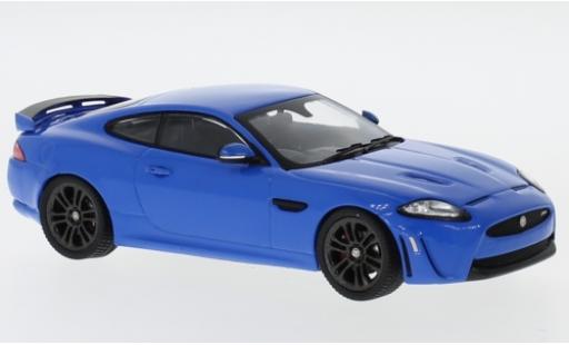 Miniature Jaguar XKR 1/43 IXO -S bleue RHD Jaguar XKR 1/43 IXO -S bleue RHD miniature