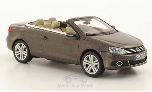 Miniature Volkswagen Eos 1/43 Kyosho metallise marron 2011 Volkswagen Eos 1/43 Kyosho metallise marron 2011 miniature