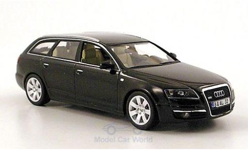 Miniature Audi A6 1/43 Minichamps Avant (C6) metallise noire 2004 Audi A6 1/43 Minichamps Avant (C6) metallise noire 2004 miniature