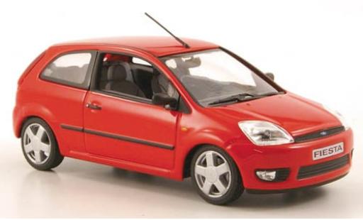 Ford Fiesta 1/43 I Minichamps rouge 2002 1:43 miniature