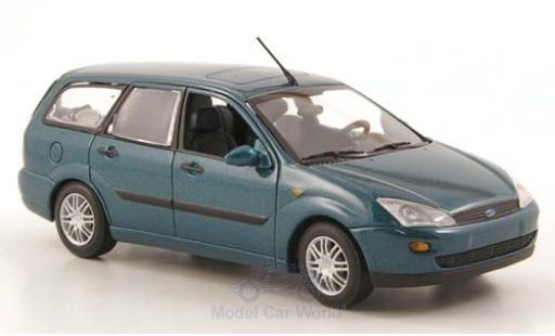 Miniature Ford Focus 1/43 Minichamps MkI Turnier metallise verte 1999 Ford Focus 1/43 Minichamps MkI Turnier metallise verte 1999 miniature