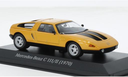Miniature Mercedes C111 1/43 I Minichamps / II orange 1969 1:43 Mercedes C111 1/43 I Minichamps / II orange 1969 1:43 miniature