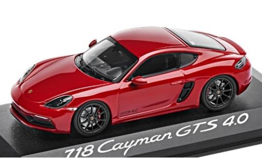 Miniature Porsche Cayman GTS 1/43 Minichamps 718 GTS 4.0 (982) rouge 2020 Porsche Cayman GTS 1/43 Minichamps 718 GTS 4.0 (982) rouge 2020 miniature