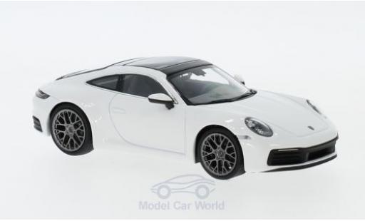 Miniature Porsche 992 1/43 Minichamps 911 () Carrera 4 blanche 2019 Porsche 992 1/43 Minichamps 911 () Carrera 4 blanche 2019 miniature