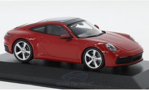 Miniature Porsche 992 S 1/43 Minichamps 911 () Carrera S rouge 2019 Porsche 992 S 1/43 Minichamps 911 () Carrera S rouge 2019 miniature