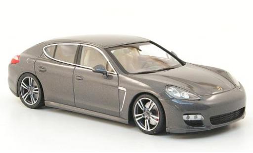 Miniature Porsche Panamera Turbo S 1/43 Minichamps Turbo S metallise grise 2010 Porsche Panamera Turbo S 1/43 Minichamps Turbo S metallise grise 2010 miniature