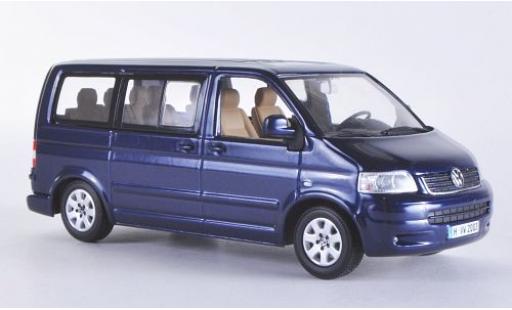 Volkswagen T5 1/43 Minichamps Multivan metallise bleue 2003 miniature