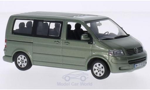 Volkswagen T5 1/43 Minichamps Multivan metallise verte 2003 miniature