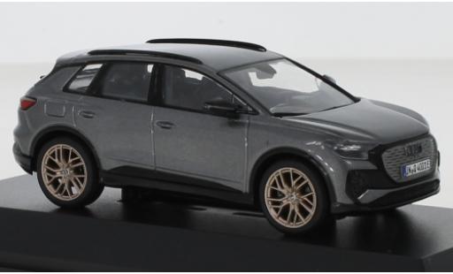Audi Q4 1/43 Minimax e-tron metallise grise 2021 miniature