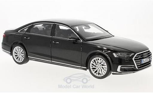 Miniature Audi A8 1/18 Norev L metallise noire 2017 Audi A8 1/18 Norev L metallise noire 2017 miniature