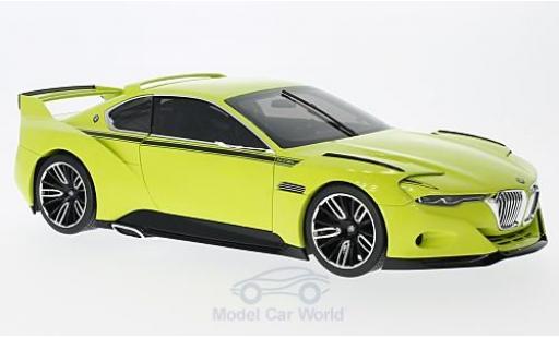 Bmw 3.0 1/18 Norev CSL Hommage jaune Hommage Collection ohne Vitrine miniature